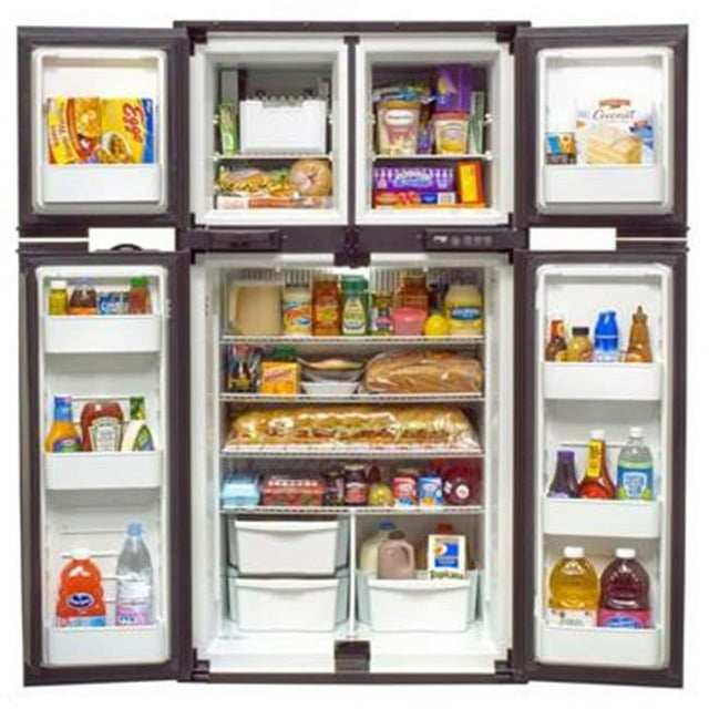 NORCOLD 1210SS Three Compartment 4 Door Side-By-Side Refrigerator