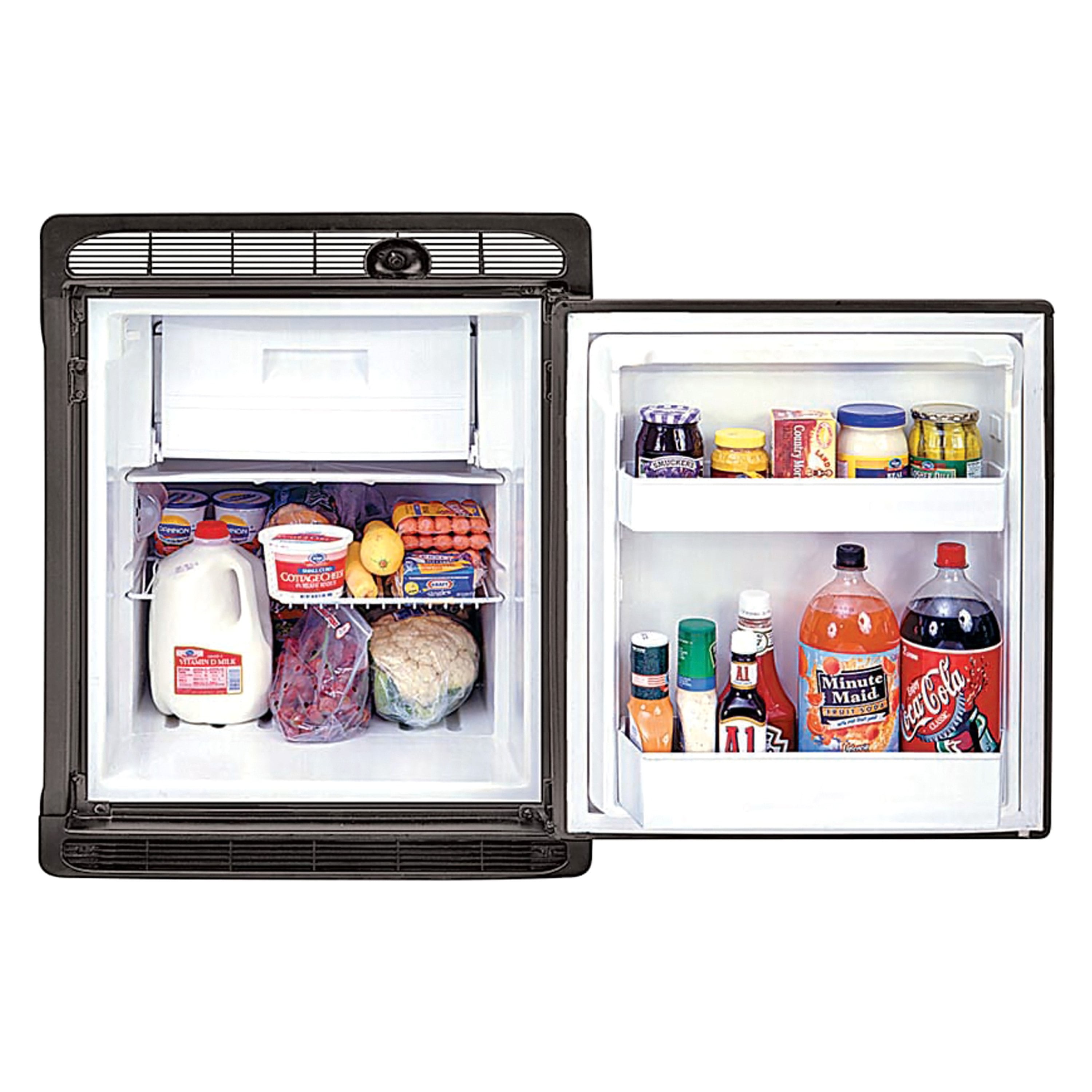 NORCOLD 3.6 CUBIC FT. AC DC MARINE REFRIGERATOR BLACK