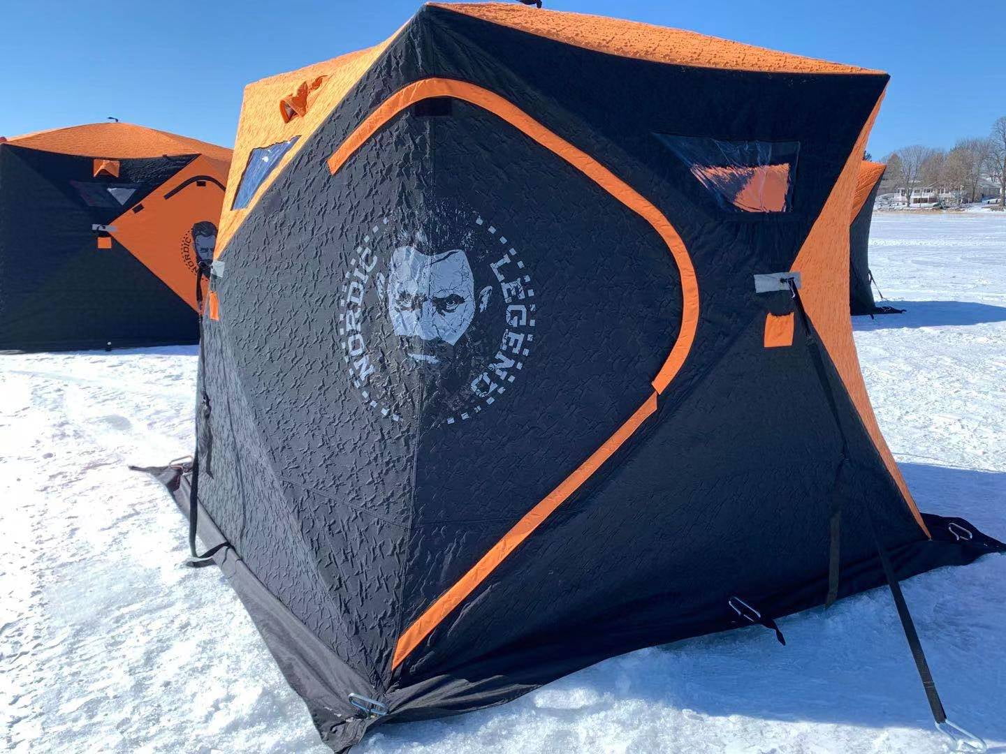 Nordic Ice Fishing Shelters Seats Ice Shack Cover Clam Kenai Pro