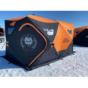 NORDIC LEGEND Double Hub 6-8 Person Ice Shelter Ice Fishing Tent