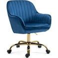 thumbnail image 1 of NORDICANA Velvet Home Office Chair Rolling,Modern Swivel Task Study Armchair with Adjustable Height for Living Room, 1 of 9