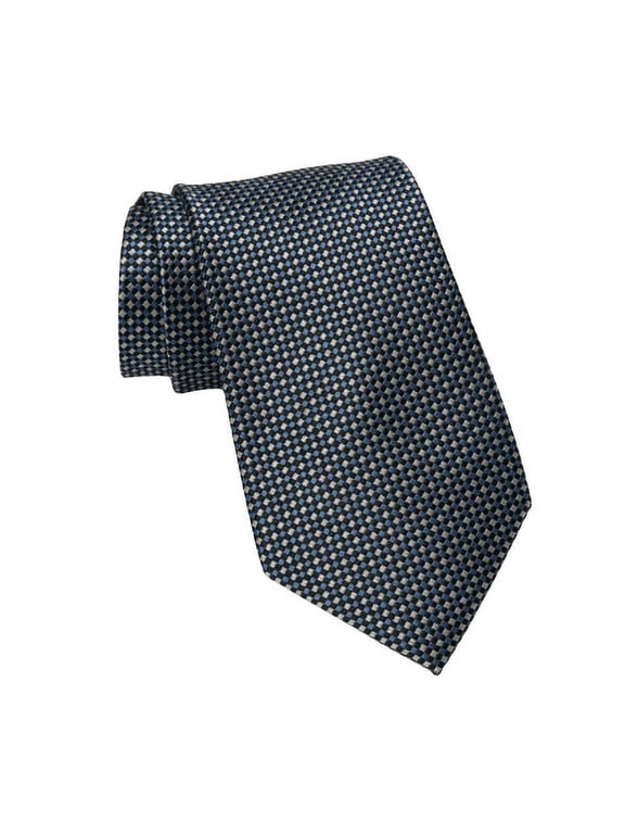 Men's Multi Shop Lasaune Microcheck Silk Tie