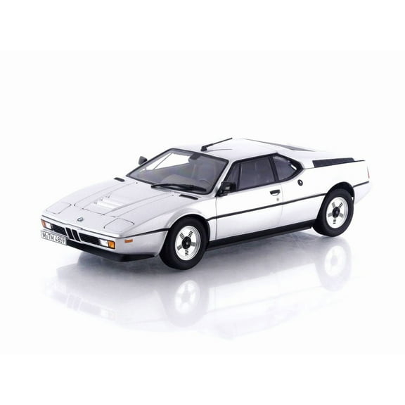 1980 BMW M1 Silver Metallic 1/18 Diecast Model Car by Norev