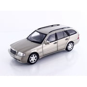 1997 Mercedes-Benz C-Class T-Model Smoke Silver Metallic 1/18 Diecast Model Car by Norev