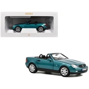 1996 Mercedes-Benz SLK Convertible Vivianit Green Metallic 1/18 Diecast Model Car by Norev