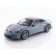 2023 Porsche 911 S/T Meissen Blue 1/18 Diecast Model Car by Norev