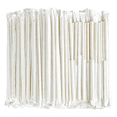 NORIZF [1000 Counts] White Paper Straws Wrapped Individually for ...