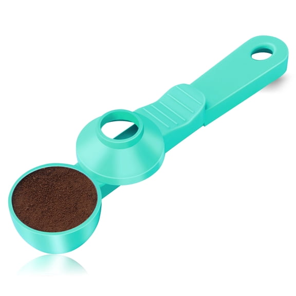 NORIZF 2 Tbsp Coffee Scoop with Built-In Funnel,Mess-Free Ground Coffee,For Protein Powder,Tea&Reusable Refilling. Precise Measurement,Easy to Use for Daily Brewing Needs.