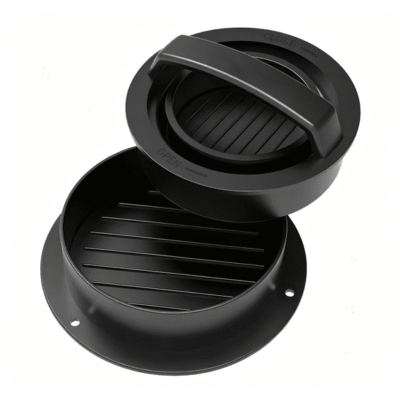 NORIZF 3-In-1 Burger Press,Burger Press Patty Maker Black