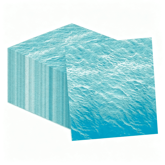 NORIZF 50 Pcs Ocean Sea Napkins 13 X 13"Es,Ocean Waves Paper Napkins Ocean Theme Disposable Cocktail Napkins for Baby Shower Hawaiian Birthday Party Decorations (Ocean Sea)