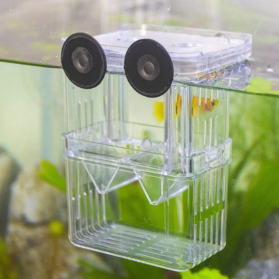 NORIZF Aquarium Fish Breeder Box Plastic Fish Isolation Breeding Box Hatching Incubator Box for Baby Fishes Shrimp Clownfish Guppy Breeder Box for Fish Tank