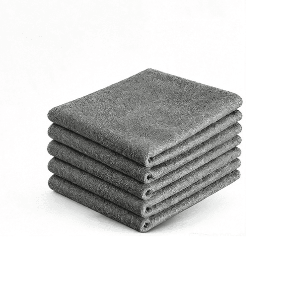 NORIZF Cloth Magic Cleaning Cloth 5-Pack for Glass,Window,Kitchen,Stainless Steel,Cars & Screens,Reusable Streak-Free Absorbent Cleaning Cloth