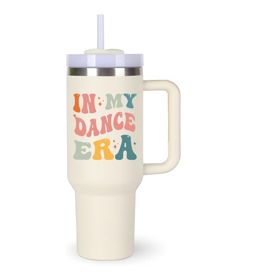 NORIZF Dancer Cup Tumblers Gifts.40Oz in My Dance Era Tumbler with Handle.Dancer Gift.Dancer Cups.Dance Tumbler.40Oz Birthday Christmas Gifts for Dancer Dance Team.