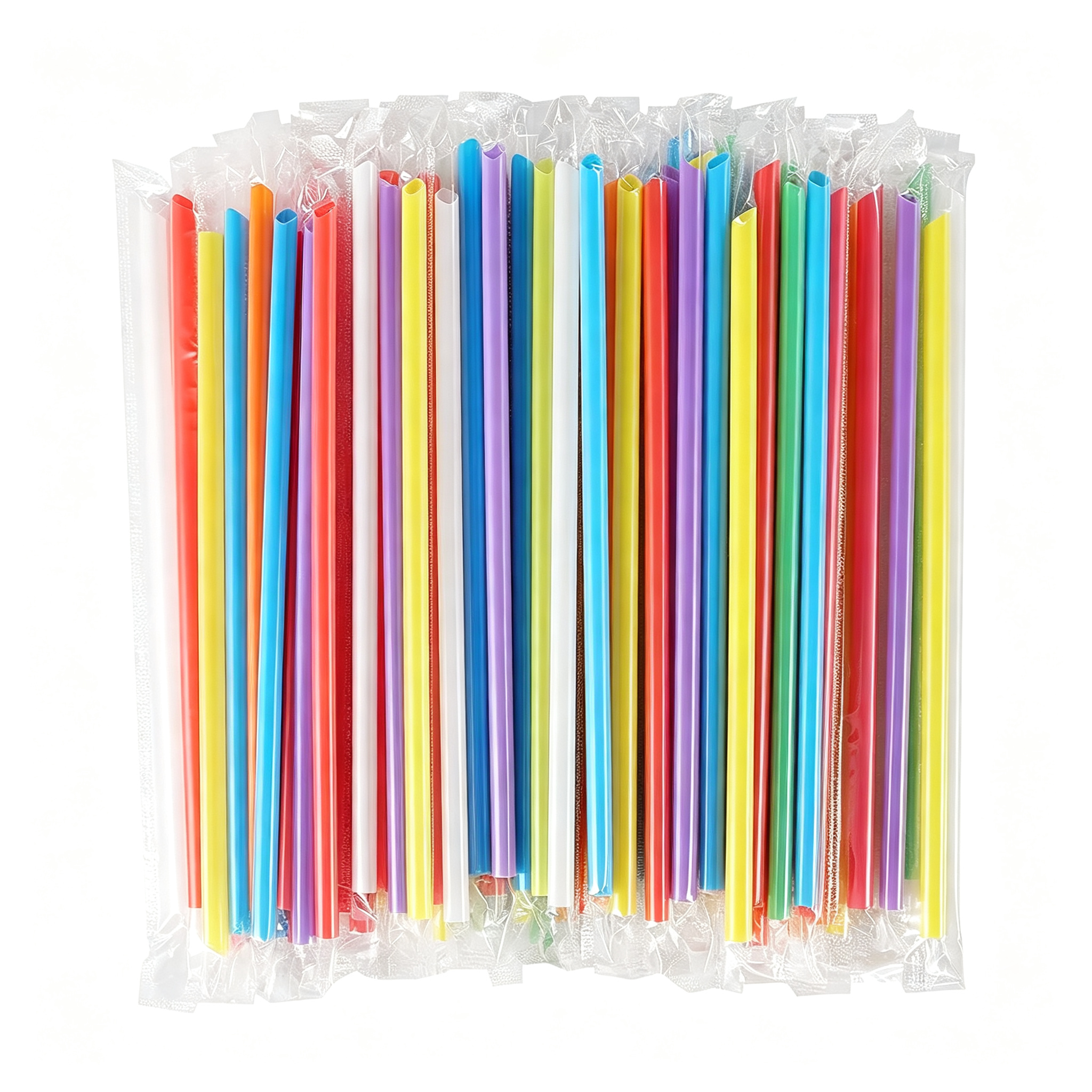 NORIZF [Individually Wrapped] 1000Pcs Colorful Disposable Plastic ...