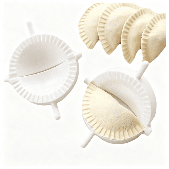 NORIZF Jumbo Size Empanada Maker Press 6 " Black-Professional Empanadas-Mold Ravioli Dumpling Wrap,Tortilla Folder,Wonton Dough Press 2-In-1 Cutter Sealer,Pierogi,Calzone,Hand Pot Pie Maker