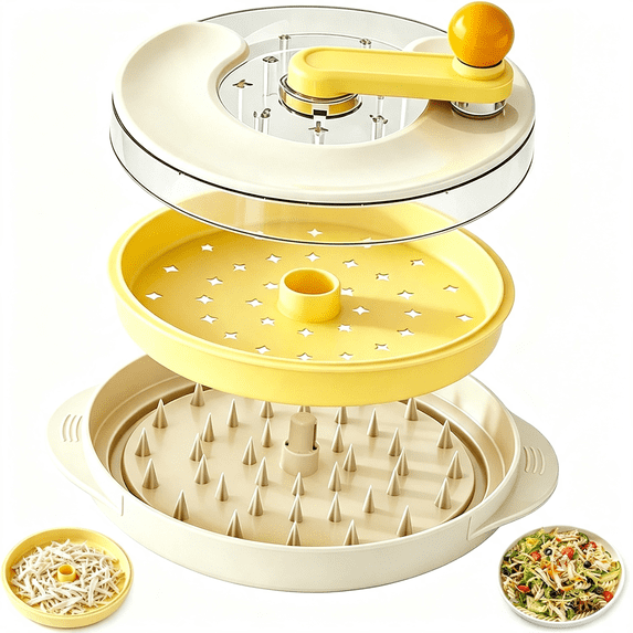 NORIZF Manual Chicken Breast Shredder Tool for Cooked Meat,360 Twist,11 ...