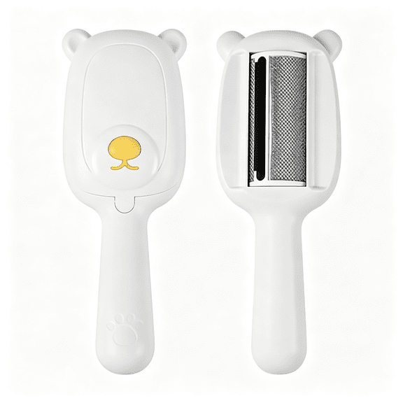 NORIZF Pet Hair Remover Roller Compact Cat/Dog Hair Remover Deep Clean Convenient to Carry Reusable Lint Roller for Carpet,Furniture,Clothing and Bedding,Carpets and Car Seats (White)