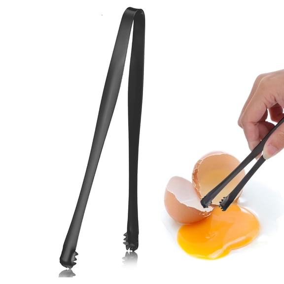 NORIZF Remover for Eggs,Stainless Steel Tongs Toothed Egg Chalaza Remover | Egg Chalaza Removal Tool Eggshell Fragment Membrane Picker Multipurpose Kitchen Tongs Tool for Cooking Pastry Chefs