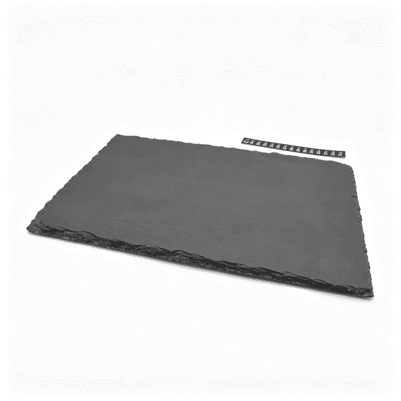 NORIZF Slate Tiles for Reptiles,Food Bowl Dish Feeding Slate Tortoise Habitat Accessories for Reptiles Tank Slate Rocks for Reptiles (40 X 25 Cm)