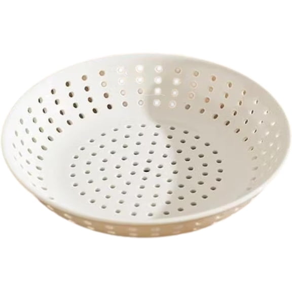 NORIZF Steamer Basket Ceramic Vegetable Steamer Plate Food Steamer Insert Reusable Heat Resistant Compact for Easy Storage Suitable For,Ceramic Steamer S