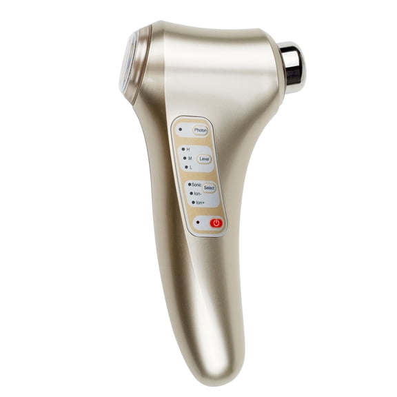 NORLANYA Facial Skin Care Massager with RED and BLUE LED Photonrejuvenation, 3Mhz Sonic Skin Toning and Ionic Skin Cleansing, Cordless