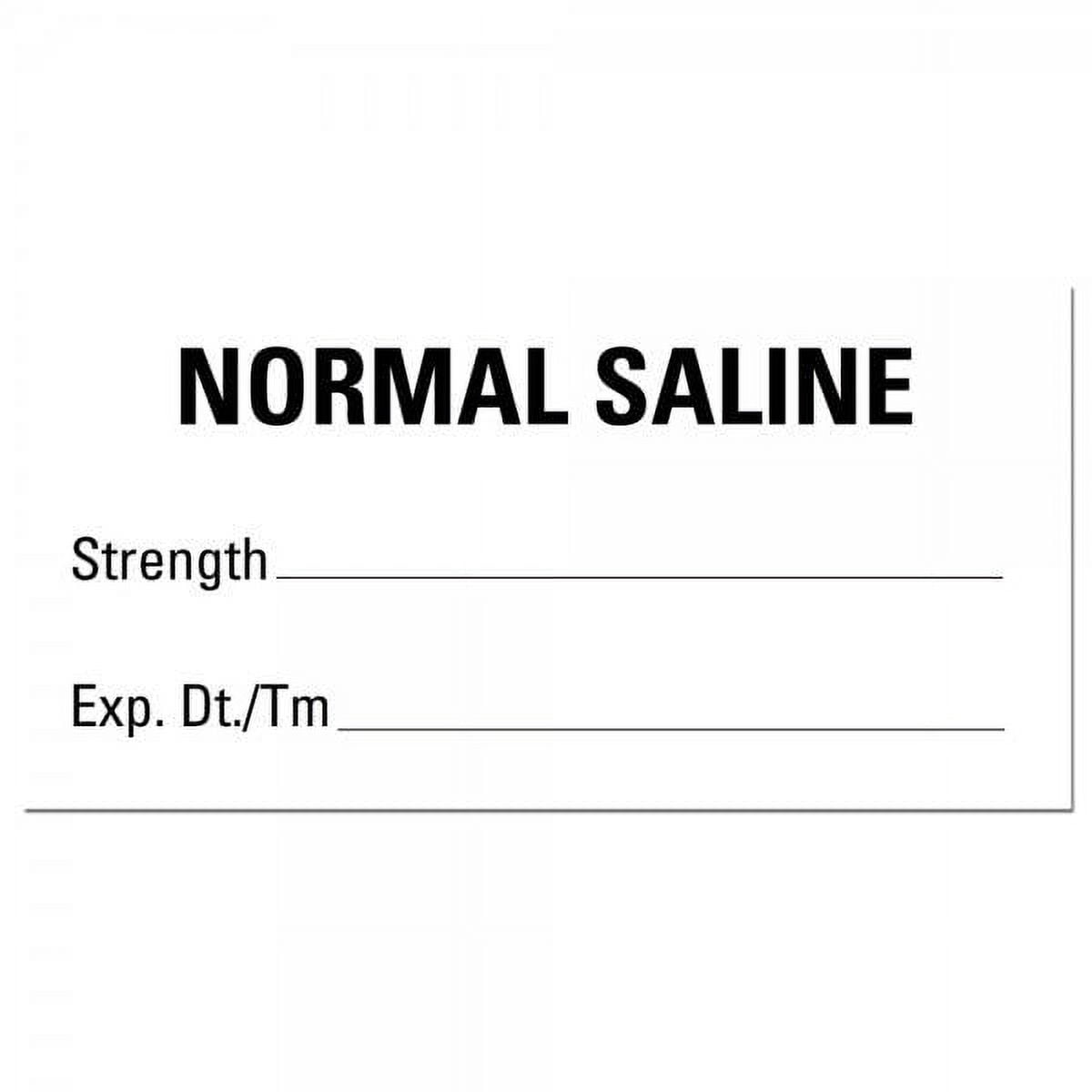 Normal Label NORMAL SALINE Labels 2