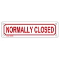thumbnail image 1 of NORMALLY CLOSED SIGN ( ALUMINIUM 2X7 ), 1 of 2