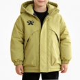 thumbnail image 1 of NORO ARK Kids Coat Hooded Quilted Winter Jacket (5-15 Years) Warm Polyester Coat Green Size 5T, 1 of 6