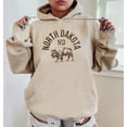thumbnail image 1 of NORTH DAKOTA Graphic Unisex Fleece Hooded Sweatshirt, 1 of 8