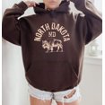 thumbnail image 1 of NORTH DAKOTA Graphic Unisex Fleece Hooded Sweatshirt, 1 of 8