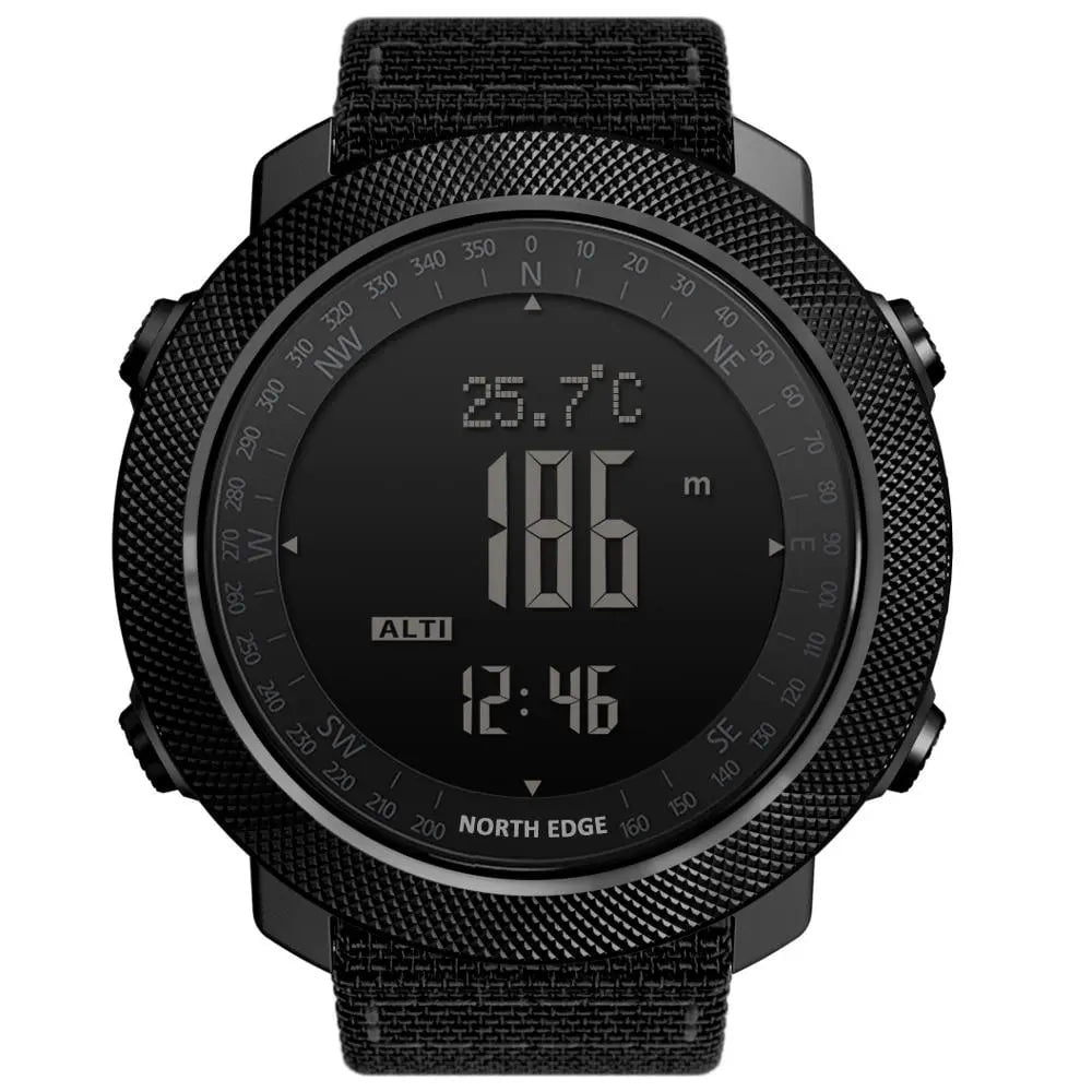 NORTH EDGE Men's sport Digital watch Hours Running Swimming Military
