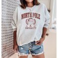 thumbnail image 1 of NORTH POLE UNIVERSITY Graphic Unisex Fleece Pullover, 1 of 4