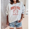 thumbnail image 1 of NORTH POLE UNIVERSITY Graphic Unisex Fleece Pullover, 1 of 5