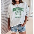 thumbnail image 1 of NORTH POLE UNIVERSITY Graphic Unisex Fleece Pullover, 1 of 5