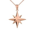 thumbnail image 1 of NORTH STAR PENDANT NECKLACE IN ROSE GOLD :  10K  Pendant with 20" chain, 1 of 1