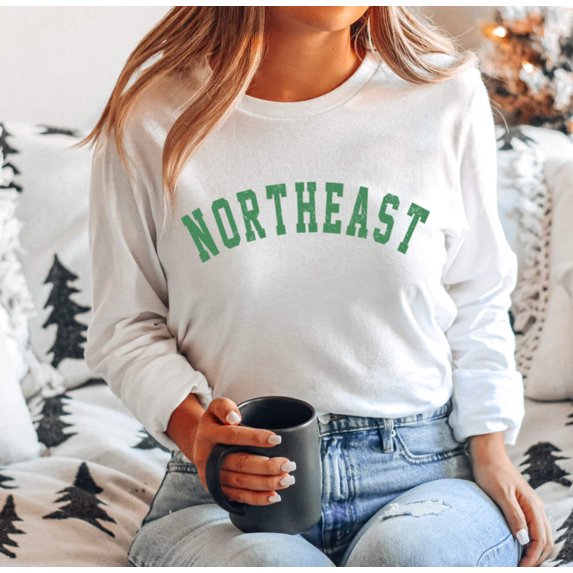 NORTHEAST Graphic Garment dyed T-Shirt