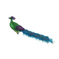 thumbnail image 1 of 12" Regal Peacock Glittered Green, Purple and Blue Bird Clip-On Christmas Ornament, 1 of 2