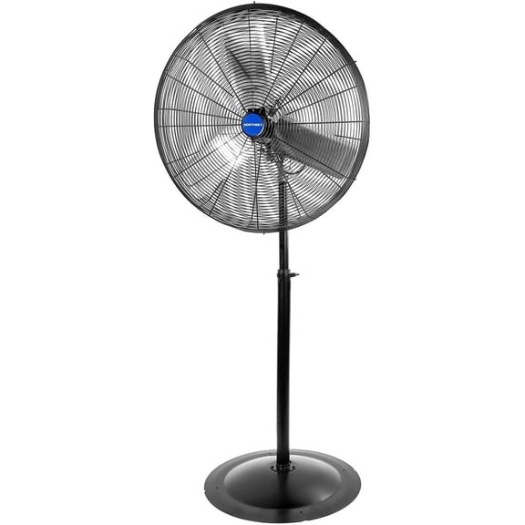 NORTHSKY 24 Inch High Velocity Pedestal Fan, 5,450 CFM Airflow Heavy Duty Industrial Standing Fan for Warehouse, Garage, Machinery Stations