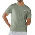 thumbnail image 1 of NORTHYARD Men's Workout Shirts Running Athletic Short Sleeve T-shirts Silver Sage S, 1 of 7