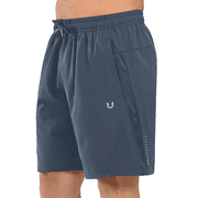 Men's Workout Shorts 7 Inch Breathable Athletic Running Hiking Shorts Coolgrey XL