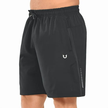 NORTHYARD Men's Workout Shorts 7 Inch Breathable Athletic Running Hiking Shorts Black L