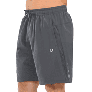 Men's Workout Shorts 7 Inch Breathable Athletic Running Hiking Shorts Darkgrey M