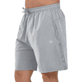 thumbnail image 1 of NORTHYARD Men's Workout Shorts 7 Inch Breathable Athletic Running Hiking Shorts Lightgrey L, 1 of 8