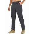 thumbnail image 1 of NORTHYARD Cargo Pants for Men Hiking Camping Lightweight Quick Dry Waterproof Outdoor Work Pant with Multipockets Darkgrey L, 1 of 8
