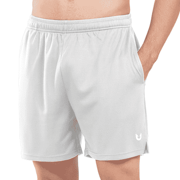 NORTHYARD Men's 5" Athletic Shorts Running Workout Quick Dry Gym Short White 2XL