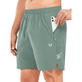 thumbnail image 1 of NORTHYARD Men's 5 Inch Shorts Athletic Running Quick Dry Gym Short with Zip Pockets, Sizes S-2XL, 1 of 7