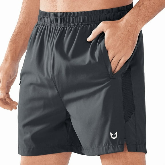 NORTHYARD Men's 5" Workout Athletic Shorts Running Gym Activewear Basketball Shorts Darkgrey M