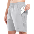 thumbnail image 1 of NORTHYARD Men's 7" Running Athletic Shorts with Zipper Pockets Workout Short, Sizes S-2XL, 1 of 8