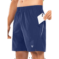 thumbnail image 1 of NORTHYARD Men's 7" Running Athletic Shorts with Zipper Pockets Workout Short, Sizes S-2XL, 1 of 8