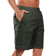 thumbnail image 1 of NORTHYARD Men's Cargo Shorts Hiking Outdoor Casual Cotton Camping Shorts with Multipocket Armygreen XL, 1 of 9